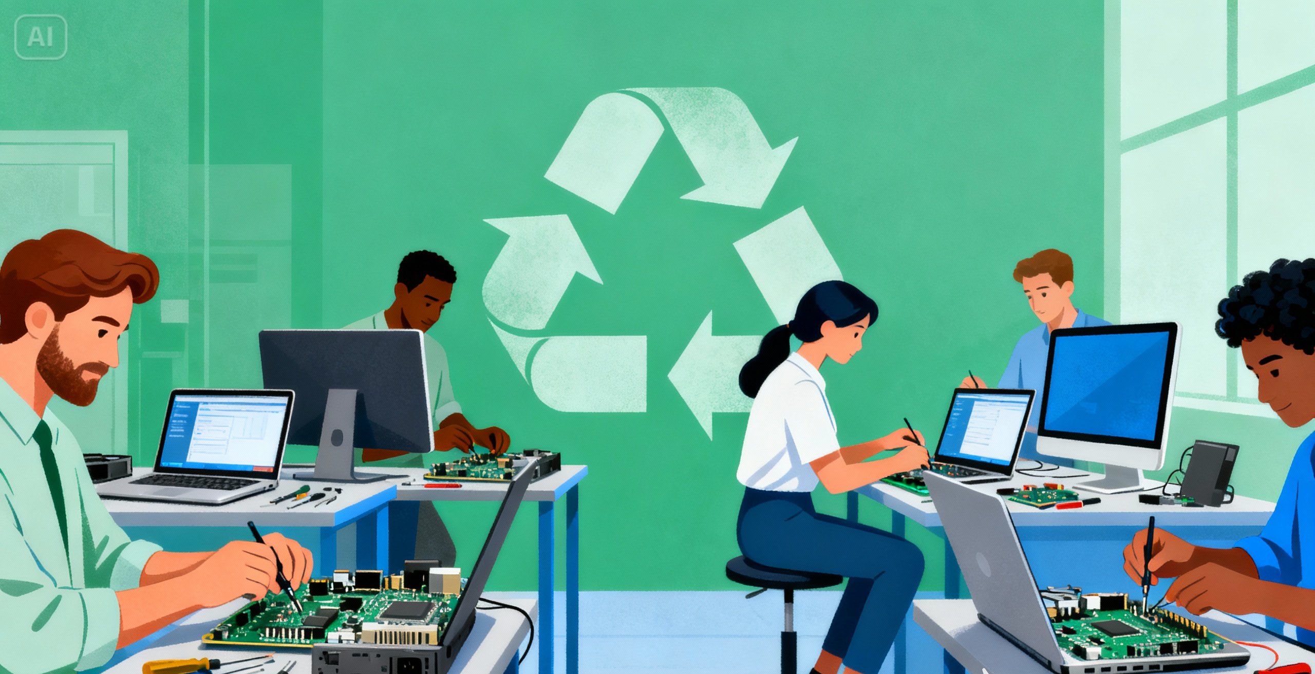 Reconditionnement informatique solidaire - Seconde vie pour les ordinateurs