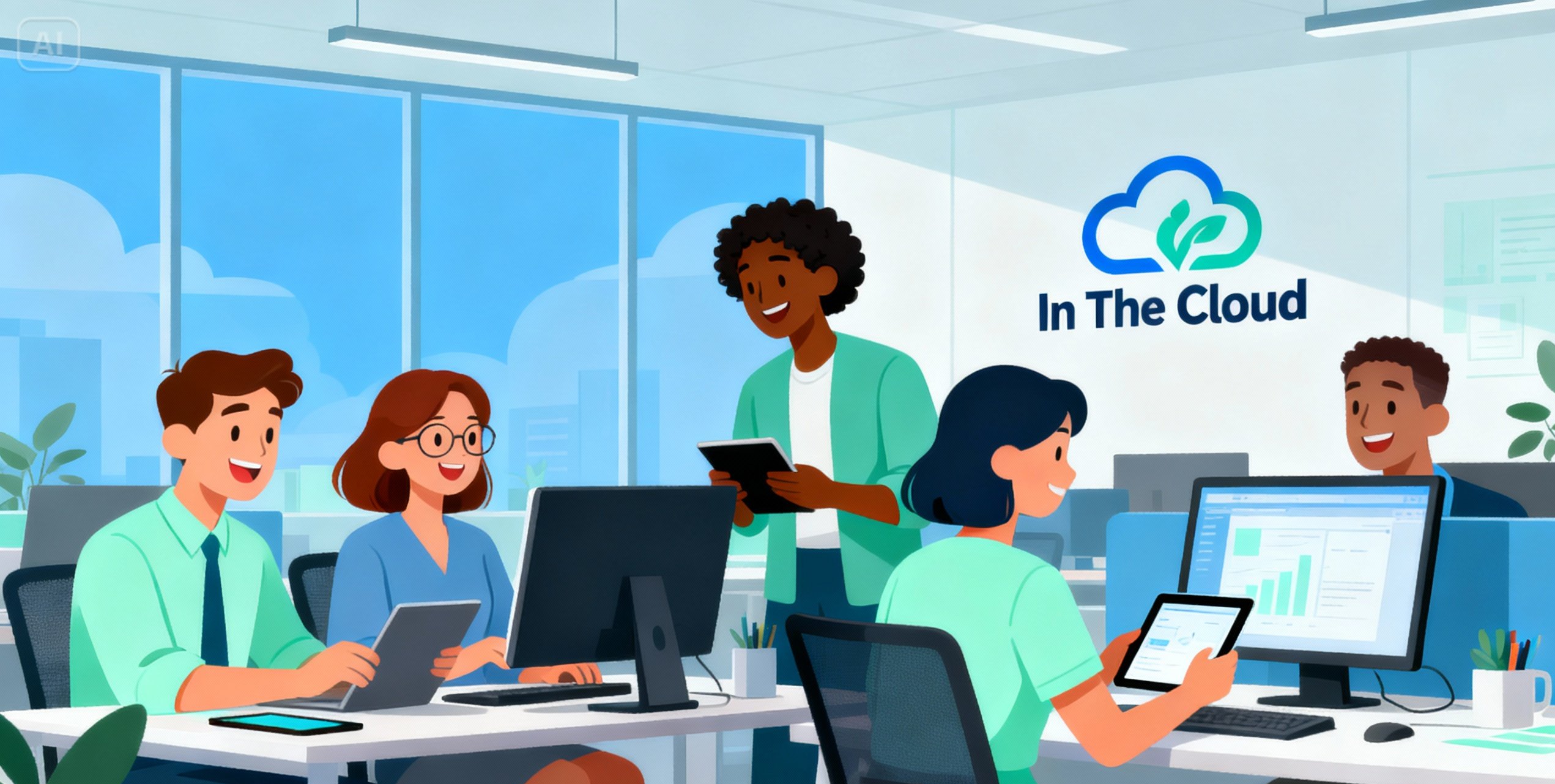 L'équipe In The Cloud, engagée pour un numérique accessible à tous